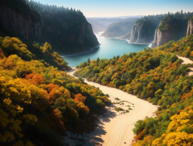 Cliffside Trails Stock Illustrations – 26 Cliffside Trails Stock ...