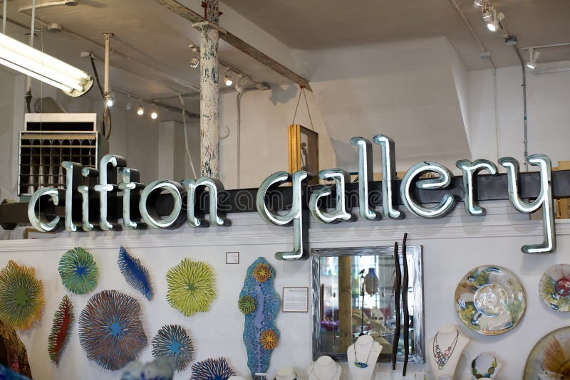 Clifton Art Glass Gallery Memphis Foto editorial Imagen de artistas