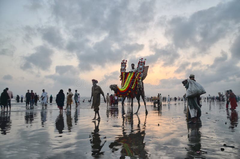 Clifton Beach Karachi Pakistan. 