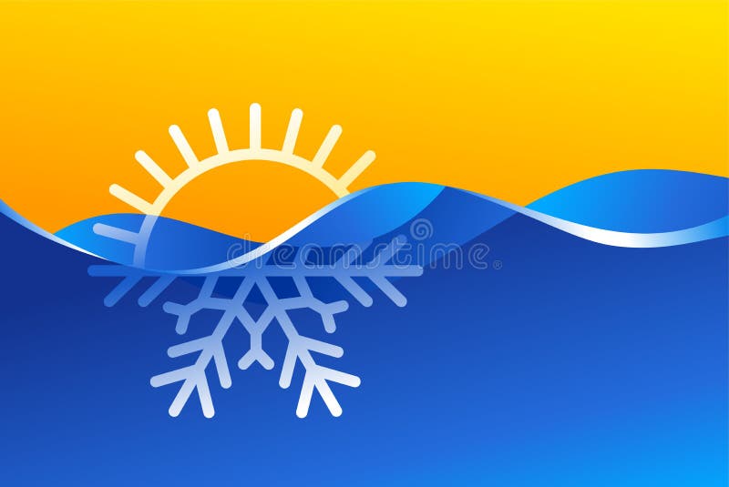 clock summer time change with sun and snowflake vector illustration EPS10  Stock Vector Image & Art - Alamy