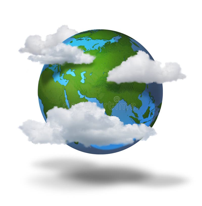 Climate change concept royalty free illustration Climate change concept royalty free illustration