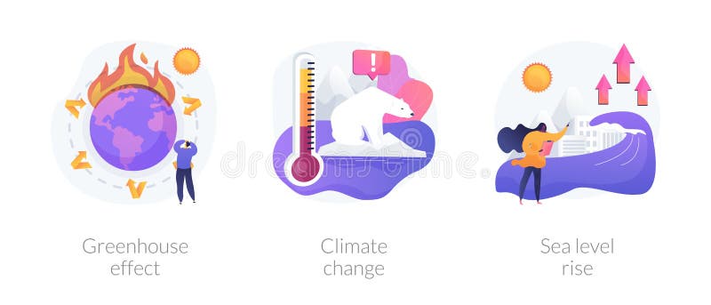 Climate Change Consequences Vector Concept Metaphor. Stock Vector -  Illustration of pack, climate: 168489344