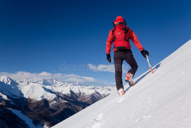 Climber royalty free stock photos