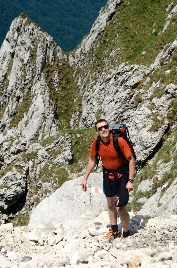 Climbing in Carpathian Mountains, National Park