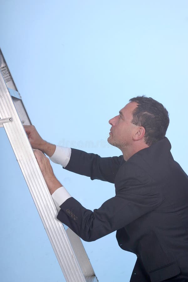 Climbing the Corporate Ladder Stock Photo Image of company, strive
