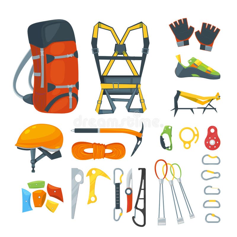 Mountaineering Tools Stock Illustrations – 379 Mountaineering