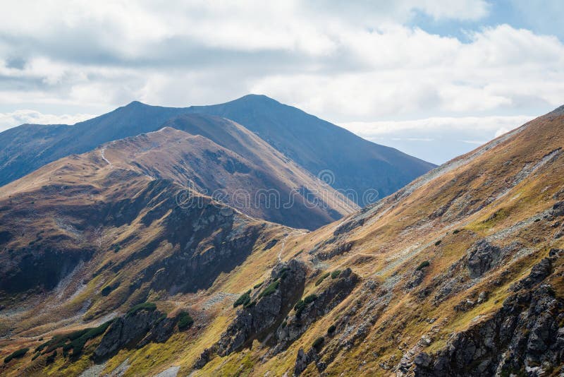 Climbing Placlive peak at Tatras