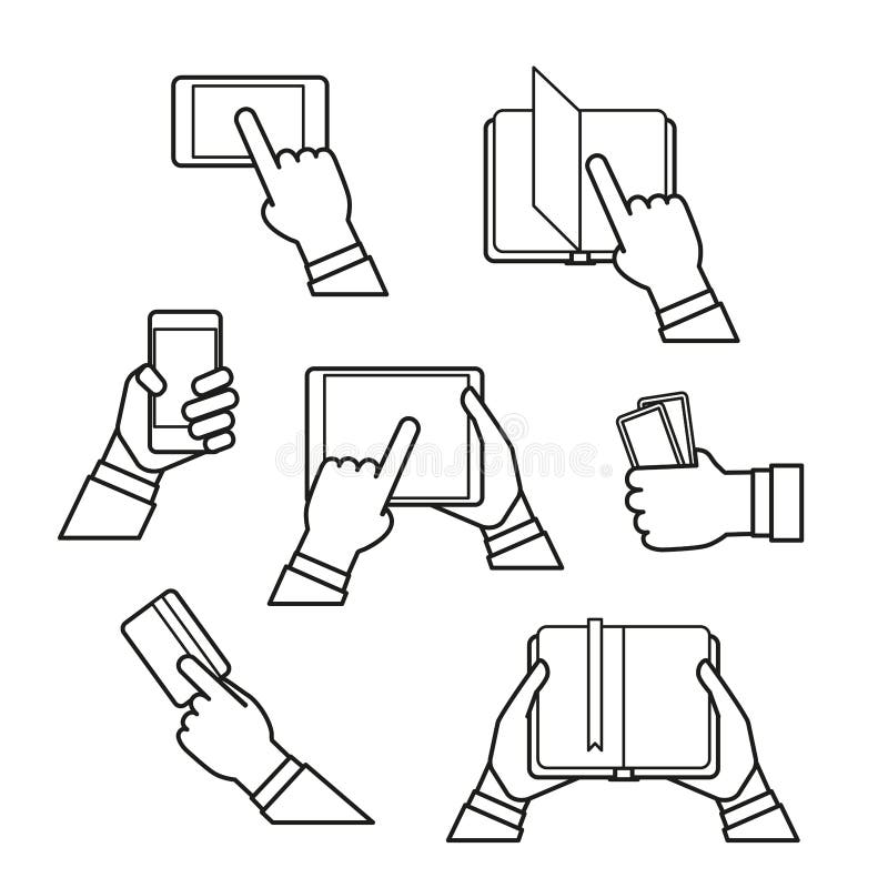 Clip art de los iconos del concepto del fransfer de la información stock de ilustración Clip art de los iconos del concepto del fransfer de la información stock de ilustración