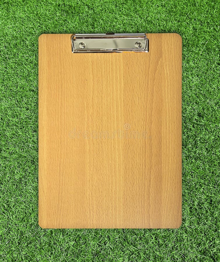 Clip board on green grass. Board survey stock images, royalty-free photos and pictures
