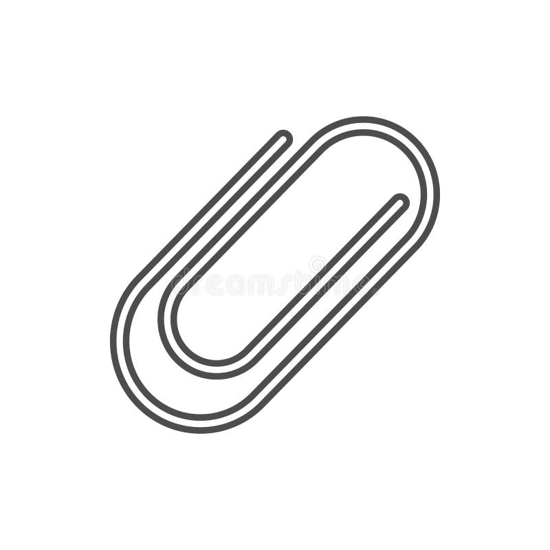 clip icon. Element of web for mobile concept and web apps icon. Thin line icon for website design and development, app development vector illustration clip icon. Element of web for mobile concept and web apps icon. Thin line icon for website design and development, app development vector illustration