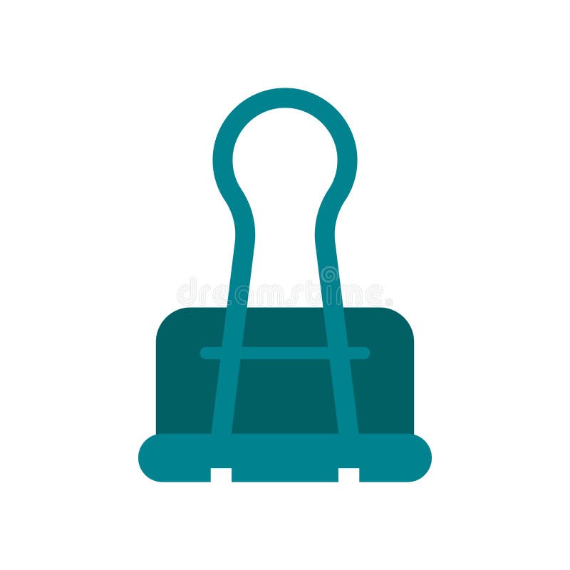 Clip icon isolated on white background royalty free illustration