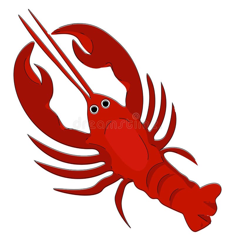 photo Dessin Homard clipart d un vecteur de homard de