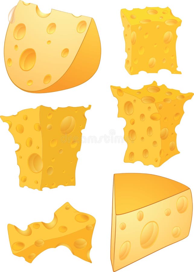 Clipart (images graphiques) de fromage illustration stock Clipart (images graphiques) de fromage illustration stock