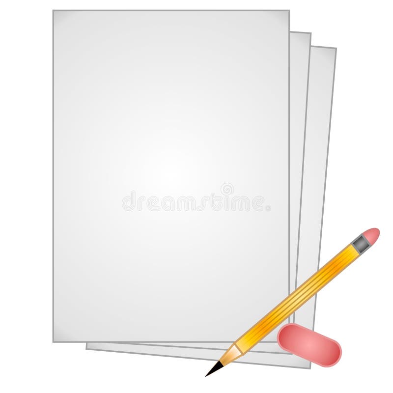 Clipart (images graphiques) de papier de gomme à effacer de crayon illustration libre de droits Clipart (images graphiques) de papier de gomme à effacer de crayon illustration libre de droits