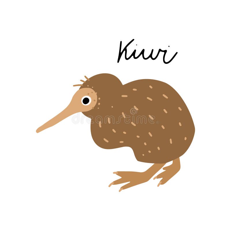 Download Baby doodle kiwi. stock vector. Illustration of ...