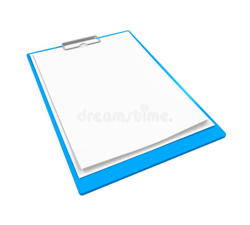 Clipboard Blank Isolated royalty free stock images