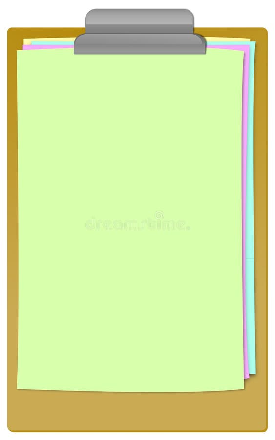 Clipboard Design stock illustration. Illustration of desk 15244574