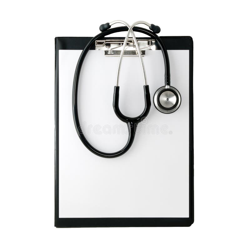Clipboard Stethoscope stock photo. Image of business, care 9847880