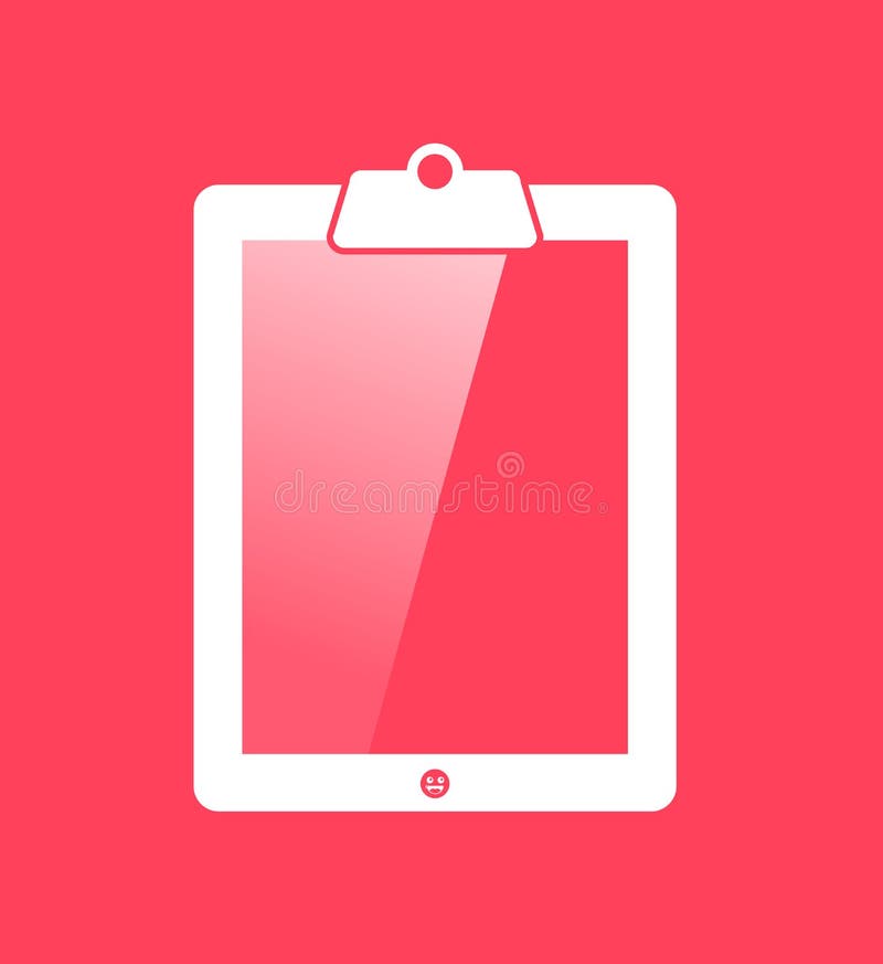 Clipboard tablet stock vector. Illustration of elements 31700761