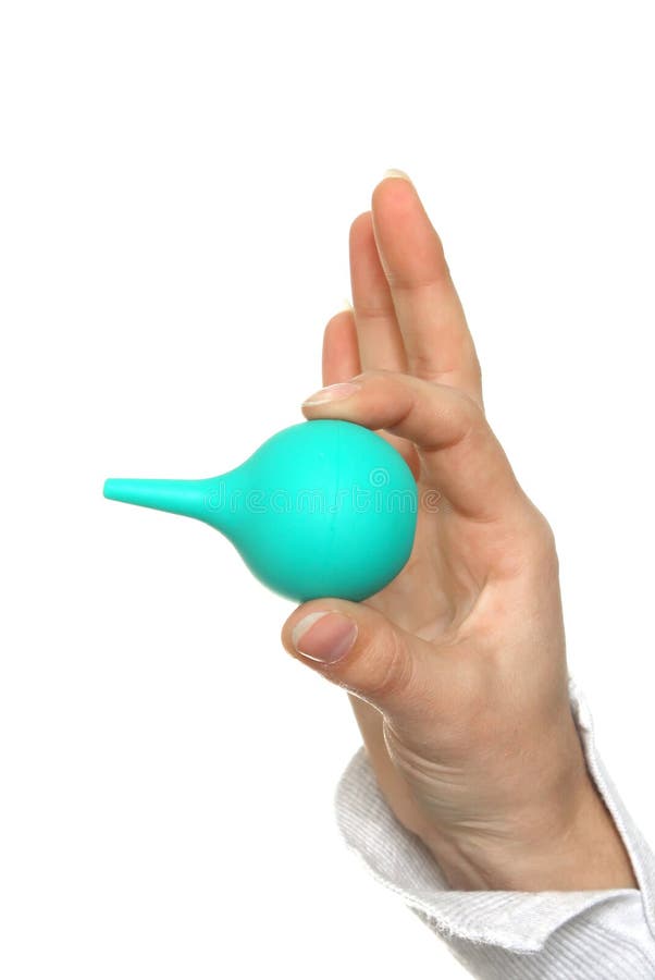 Clistere Rosso a Disposizione Fotografia Stock Immagine di