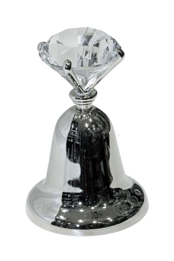 Cloche argentée photographie stock libre de droits Cloche argentée photographie stock libre de droits