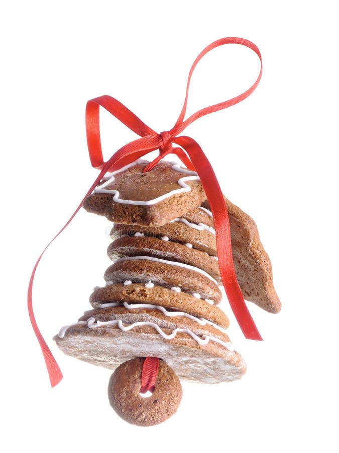 Cloche de pain d'épice de Noël images stock Cloche de pain d'épice de Noël images stock