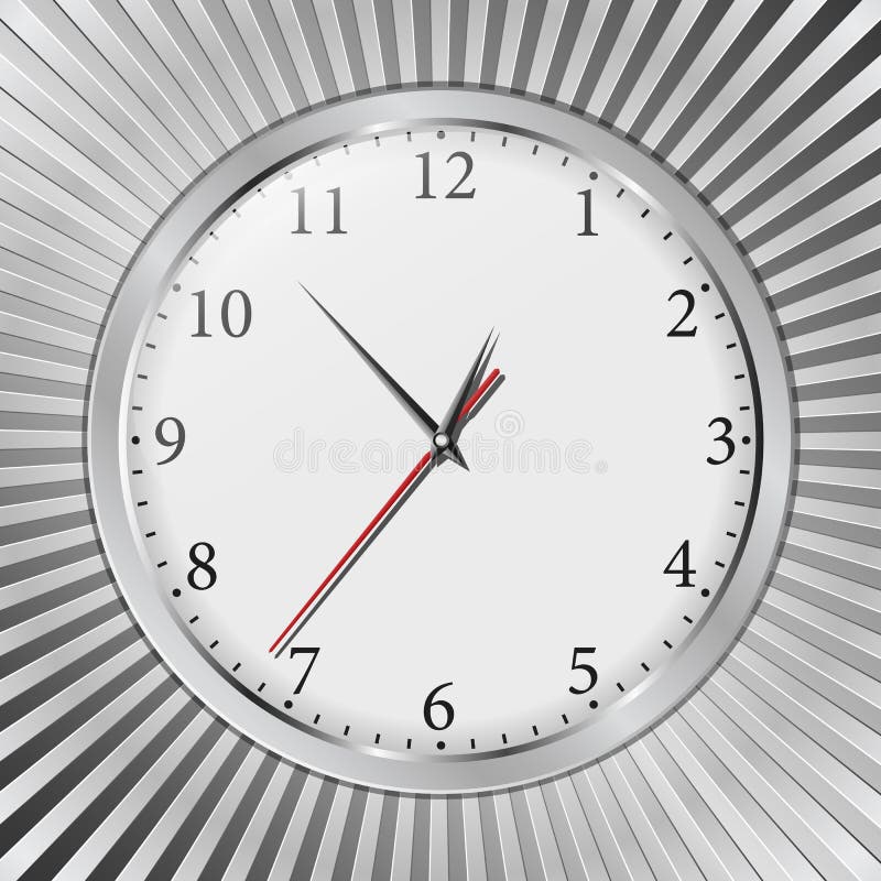 Clock stock illustration