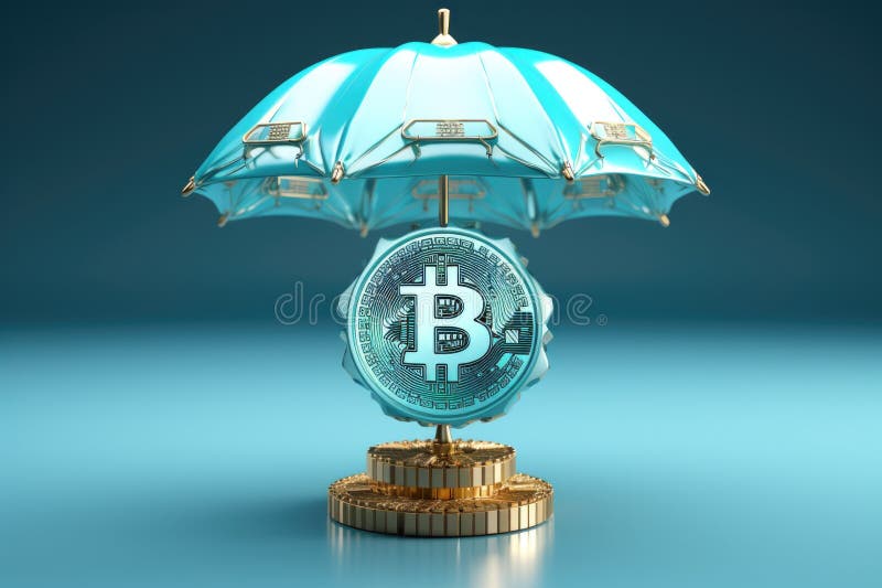 A clock with a bitcoin on top of it. Generative AI. Cyber security to protect cryptocurrency. stock photos