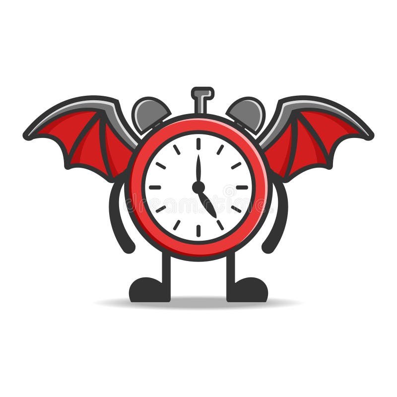 Clock cartoon character stock vector. Illustration of horror - 199237945 Clock cartoon character stock vector. Illustration of horror - 199237945
