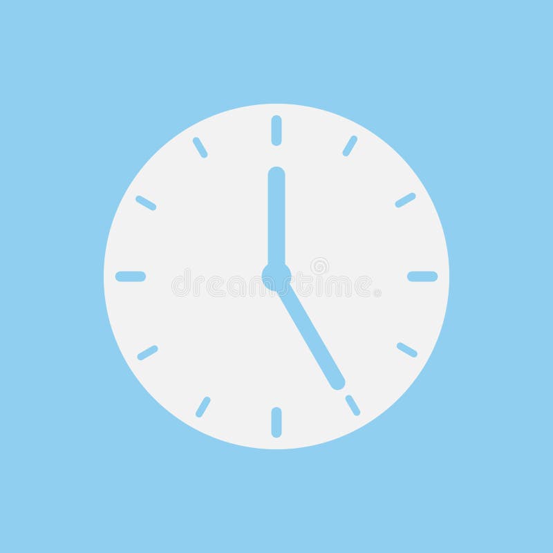 Clock Face Illustration stock illustration. Illustration of object