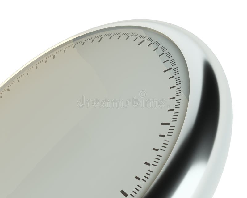Clock Face without Numbers and Arrows Stock Illustration - Illustration