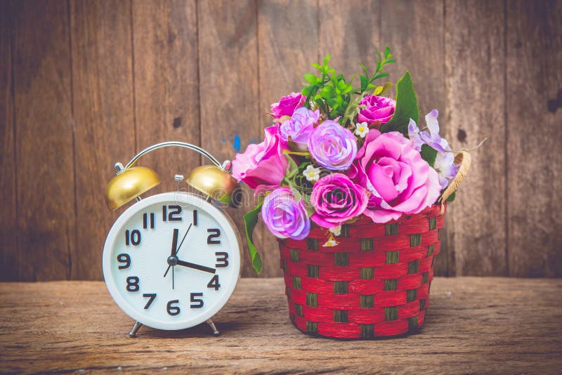 Flower Clock stock photo. Image of abstract, ground, closeup 15873090