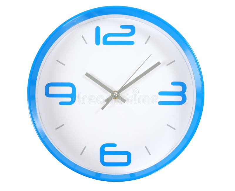 Clock. Isolated royalty free stock photography