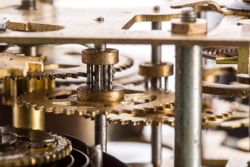 Clock mechanism stock image. Image of objects, concepts 31650459