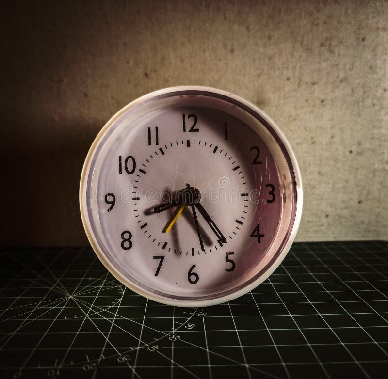 Clock is time reminder stock photo. Image of furniture 214157384