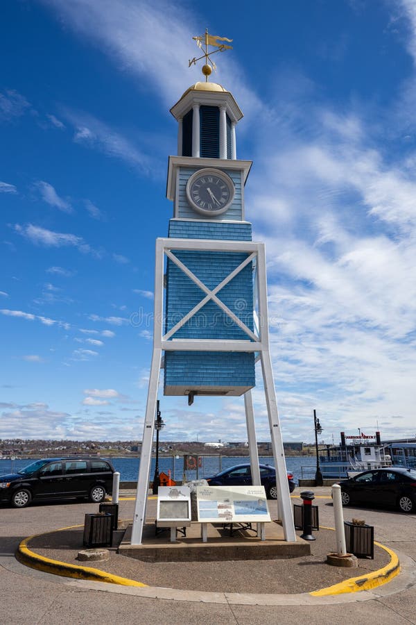 Halifax Clock Tower stock photo. Image of white, historical 2650094