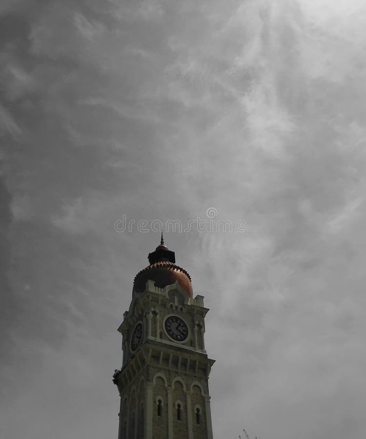 Clock Tower at Kuala Lumpur Stock Image Image of building, spire