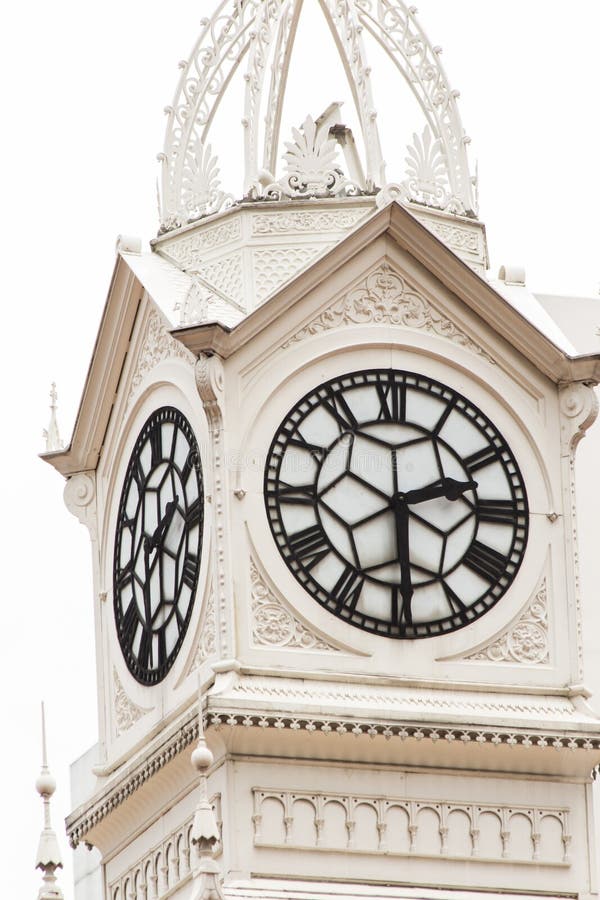 Modern clock stock photo. Image of sign, hour, light 32160240