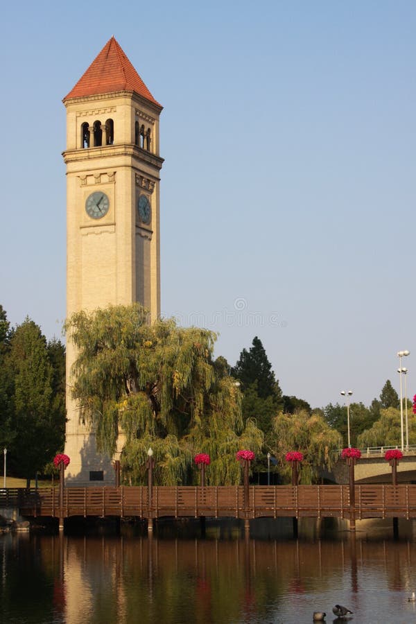 The Clock Tower in Spokane, Wa