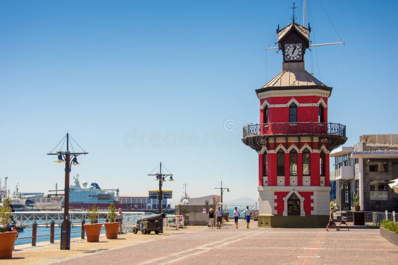The Clock Tower at the V&a Waterfront in Cape Town, South Africa