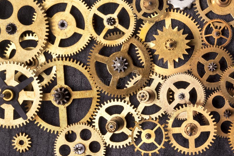Clock Gears Brass Gears Clock Parts Clock Mechanism Gears for Steampunk Brass Parts