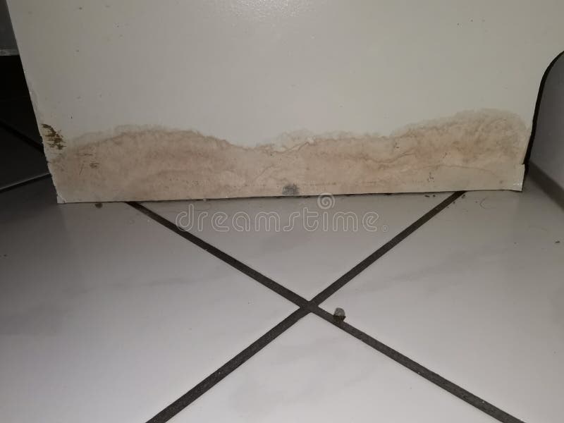 Clogged Sewage Drain Pipe, Causing a Damage Stock Image Image of