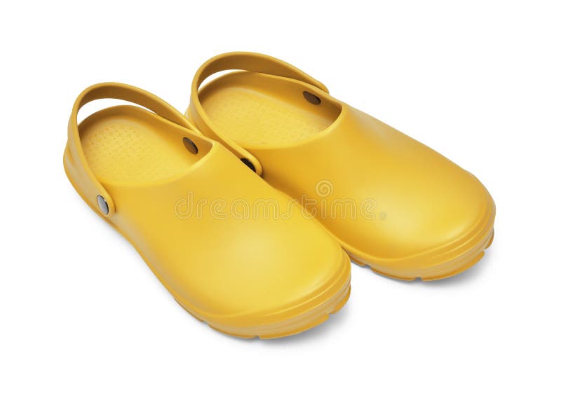 yellow crocs shoes