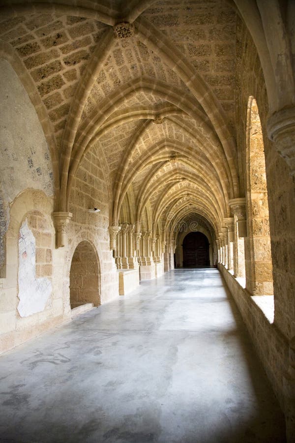 Cloister corridor