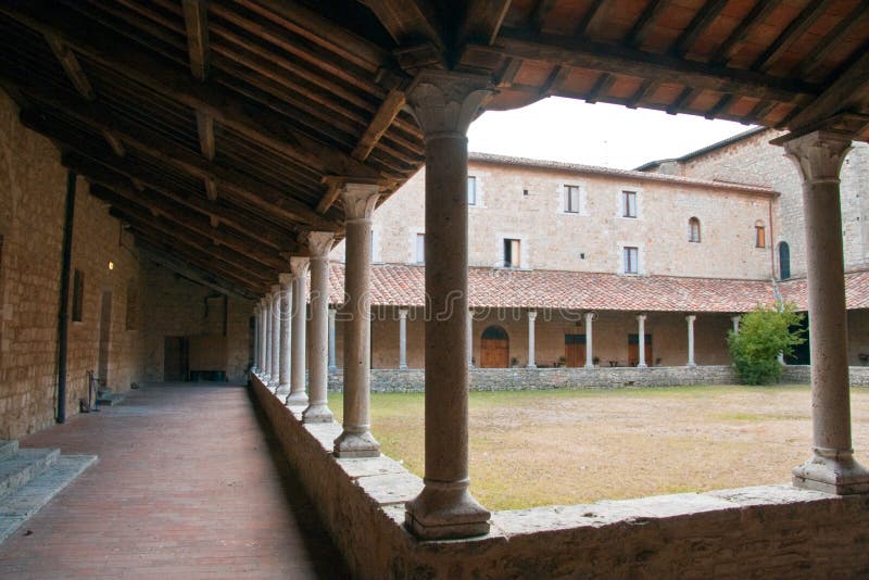 The cloister of St. Augustine