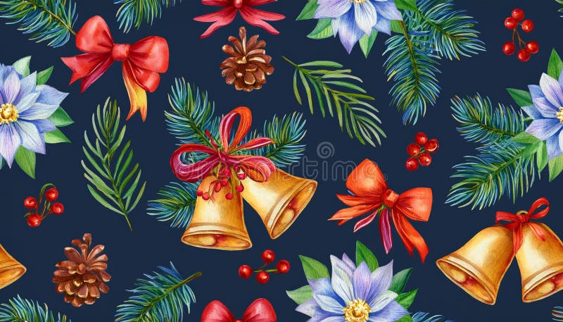 Clopoței de aur pe fundal stock illustration