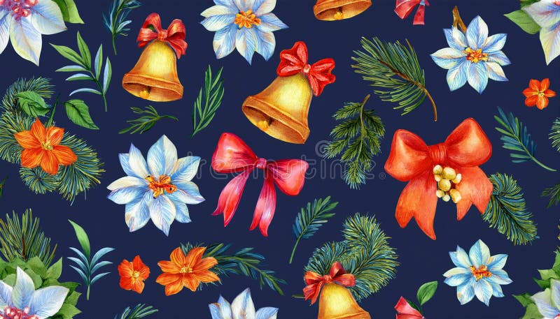 Clopoței de aur pe fundal stock illustration