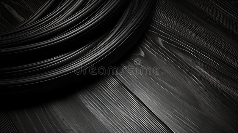 închidere cablu negru stock illustration
