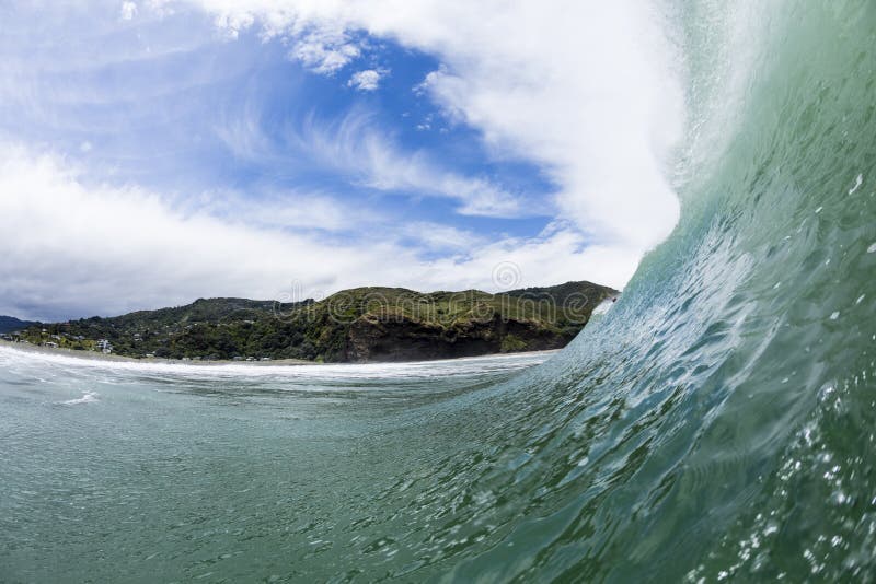 Close Out Wave royalty free stock photo