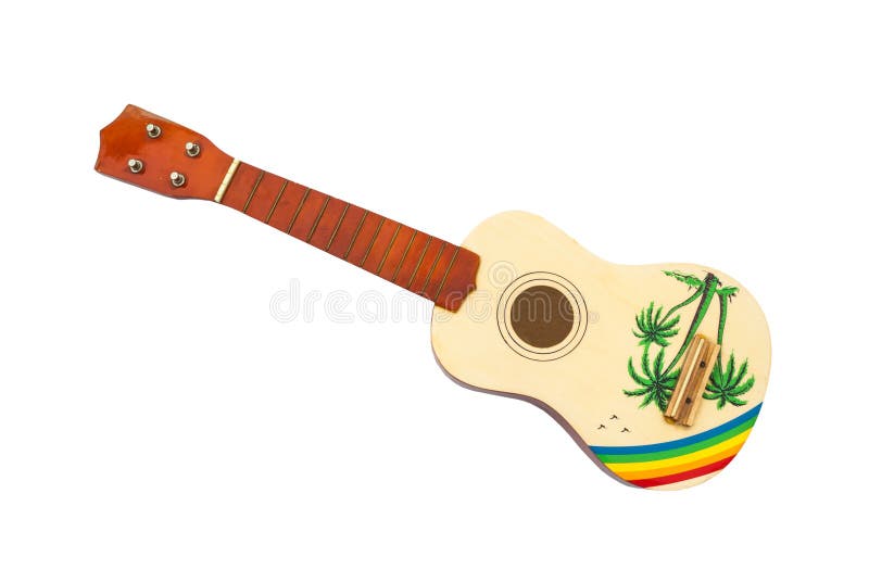 Close-up aan Geïsoleerd Ukelelemodel zonder Koord, stock foto's Close-up aan Geïsoleerd Ukelelemodel zonder Koord, stock foto's